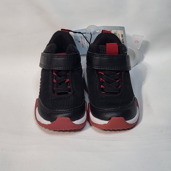 Cat & Jack Toddler Boys NWT Black Jordie Basketball High Top Sneakers Size 5T - Picture 4 of 12